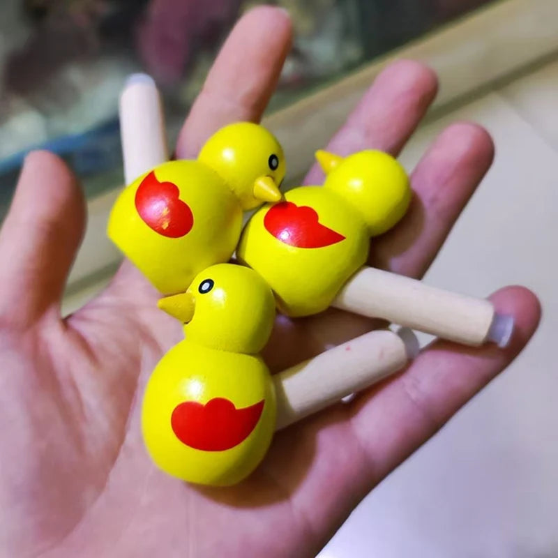 3PCS Wooden Bird Whistle for Kids Music Toys Educational Gifts Birthday Party Favors Noisemakers Classroom Prizes