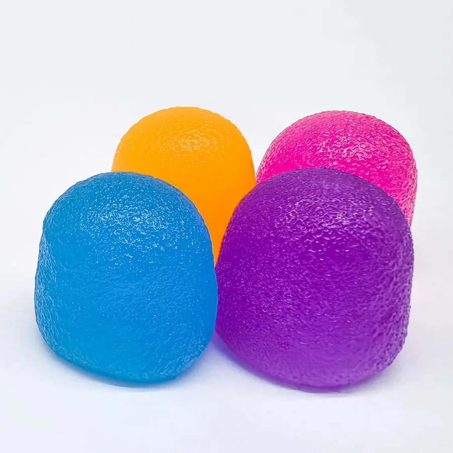 Stress Balls Fidget Toys, Slow Rising Squishies Gumdrop Stress Toys, Stress Relief and Anxiety, Textured Squeeze Toys Gift for Kids Adults Party Classroom Prize Easter Basket Stuffers, Christmas Gift