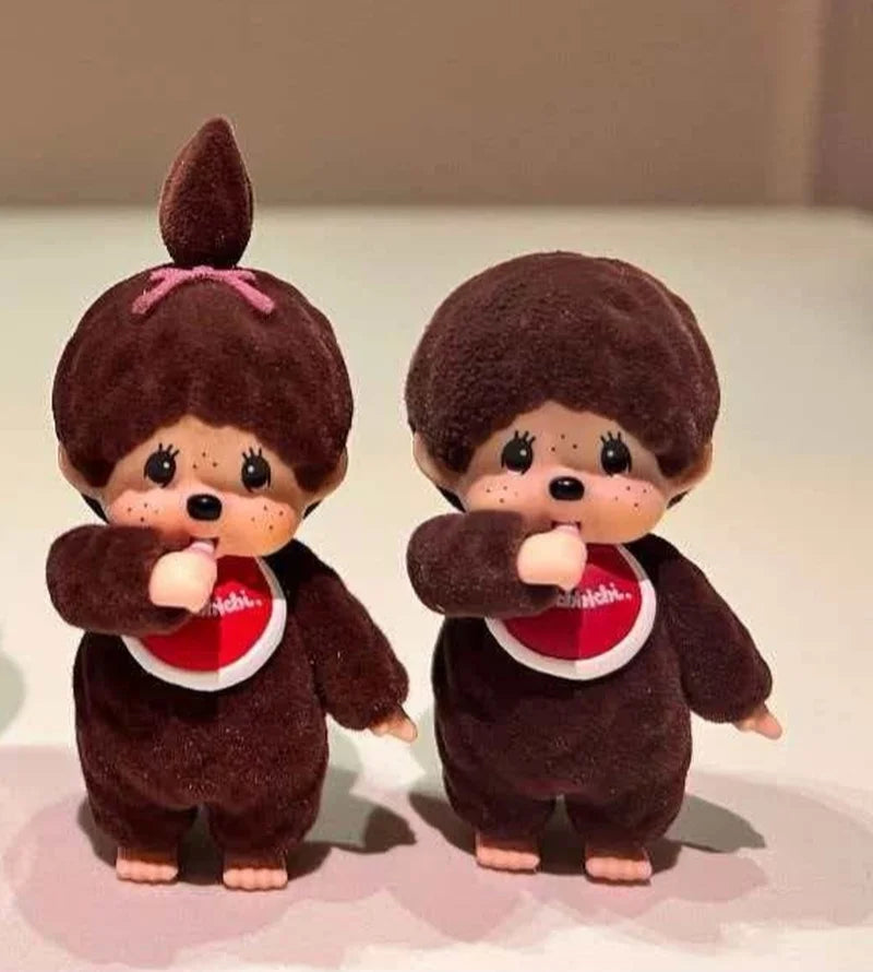 In Stock Mengqiqi Flocking Doll Handmade Blind Box Cute Desktop Decoration Toy Fans' Favorite Items Children'S Festival Gifts