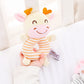 New Baby Rattle Toys Cartoon Animals Plush Infant Hand Ring Bed Toys for Newborn 0-24 Months Toddler Early Educational Toy