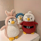 20cm cute penguin plush toys, penguin-dressed dolls, green dinosaurs, pink rabbits, etc., are ideal choices for home decoration