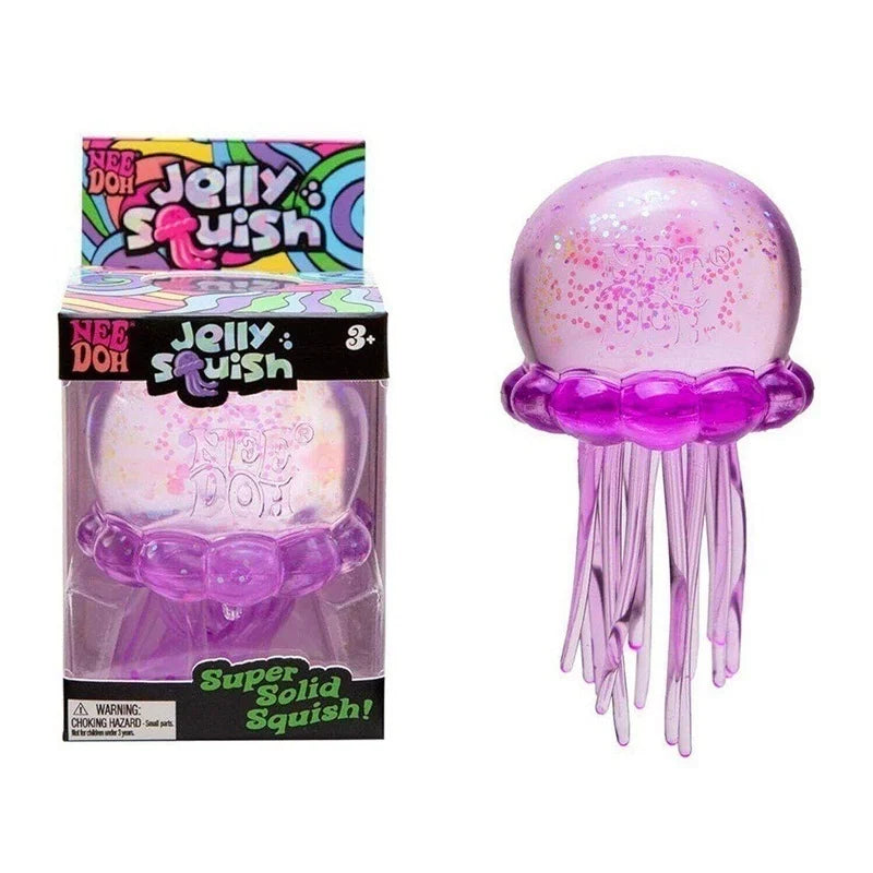 Schylling Needoh Maltose Dream Drop Cube Gumdrop Jellyfish Slow Rising Decompression for Sensory Squeeze Relax Stress Relief Toy