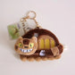 Cartoon Anime Big Cat Bus Coin Purse Small Shoulder Bag Cute Plush Card Holder Pendant Doll Gift