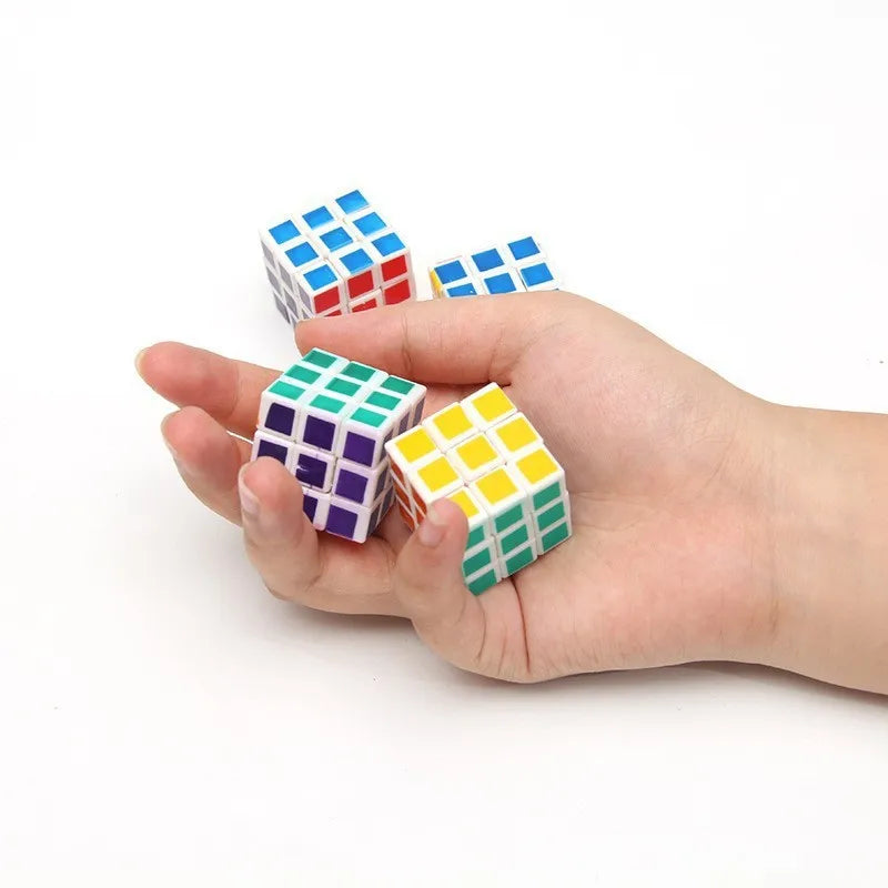 3PCS 3CM Mini Cube Puzzles 3x3x3 Fun Party Favors Kids School Rewards Classroom Prizes Perfect for Birthdays Easter Christmas