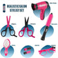 17pcs Pretend Play Hair Salon Set For Girls, Including Hair Dryer Toy,Hair Cutting Cape Styling Accessories,Toys For Girls