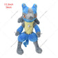 Pokemon Anime Kawaii Shiny Lucario Plush Doll Cartoon Peluche Stuffed Toy Cosplay Room Decoration Collection Kids Gifts