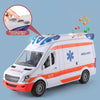 Mini Car Model Ambulance Model Sound And Light Vehicle Simulation Collection Toys Children's Birthday Gift
