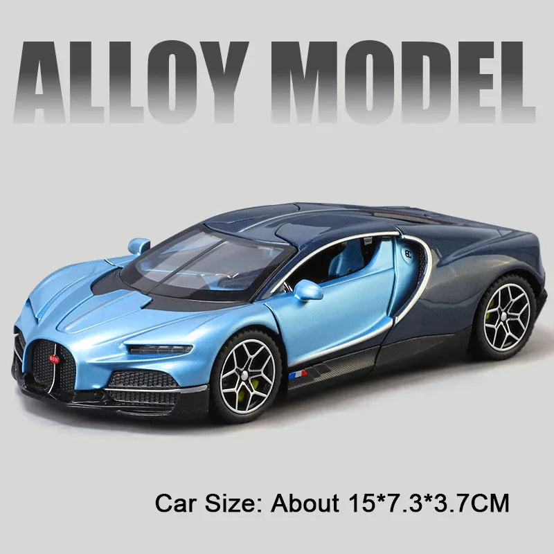 1:32 Tourbillon DIVO Alloy Model Toys Diecast Car Sound Light Pull Back Doors Opened Miniature Vehices for Kids Birthday Present