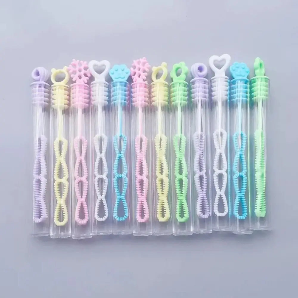 10Pcs/Set Bubble Machine Toys Colorful Bubble Empty Tube Kids Birthday Party Favor Carnival Gift School Prizes Random Color