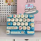 Cute 26 key stress reducing keyboard creative mechanical healing tool popular pendant small gift accessories