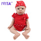 IVITA WG1525 18.5inch 3.29kg 100% Full Body Silicone Reborn Baby Doll Realistic Girl Dolls Soft Baby DIY Blank Children Toys