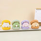 Creative Spit Bubble Burger Squishy Toy Cute Macaron Cartoon Stress Relief for Adults Office Vent Prank Desktop Decor Ornaments