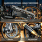 KAVOWORLD 1:5 Large Scale Sport Motorcycle Building Bricks Set 2078pcs DIY Motorbike Construction Model Kit Movable Steering Front Rear Suspension Simulation Chain Drive Home Decor Christmas Birthday Holiday Gift for Teens Me