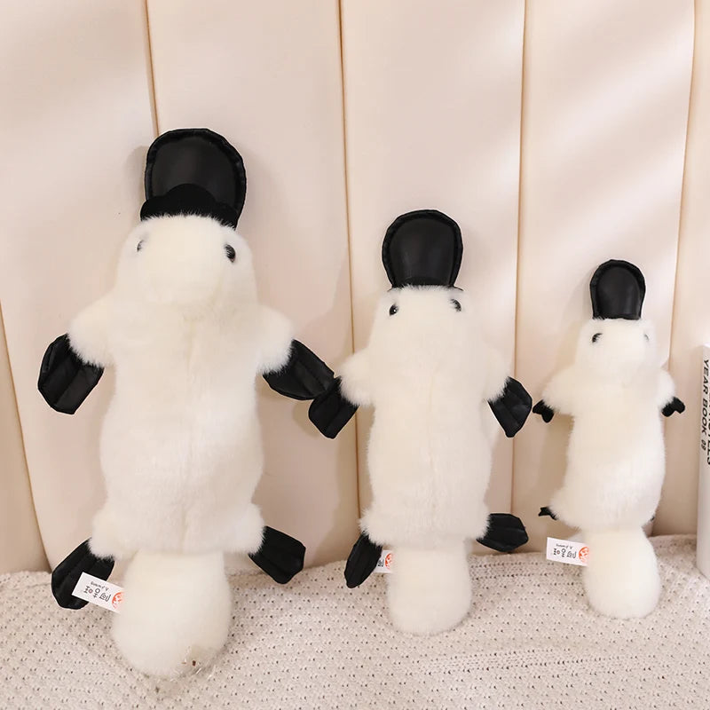 Simulation Platypus Plush Toys Creative Cartoon Animal Stuffed Dolls Funny Home Decor Exquisite Birthday Xmas Gifts
