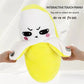 Interactive Banana Musical Plush Toy Soft Sensing Beat Piano Two Player Rhythm Game Novelty Couple Family Party Sensory Gift