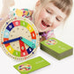 Clock model, mathematics, kindergarten clock teaching aids, children, primary school students, first and second grade, time cogn