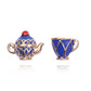 Tea Cup Charming Sweater Pendant Necklace for Women Plated Gold Choker Chain Necklace Simple Gothic Choker Accessories