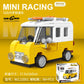 Racing Car Bus Engineering Vehicle Ambulance Pull Back Model Building Blocks Brick Toys Children Boys Birthday Gift Brick