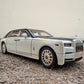 1:18 Rolls-Royce Phantom Model Car, Zinc Alloy Pull Back Toy Diecast Car with Sound and Light, Realistic Modeling Model Toy