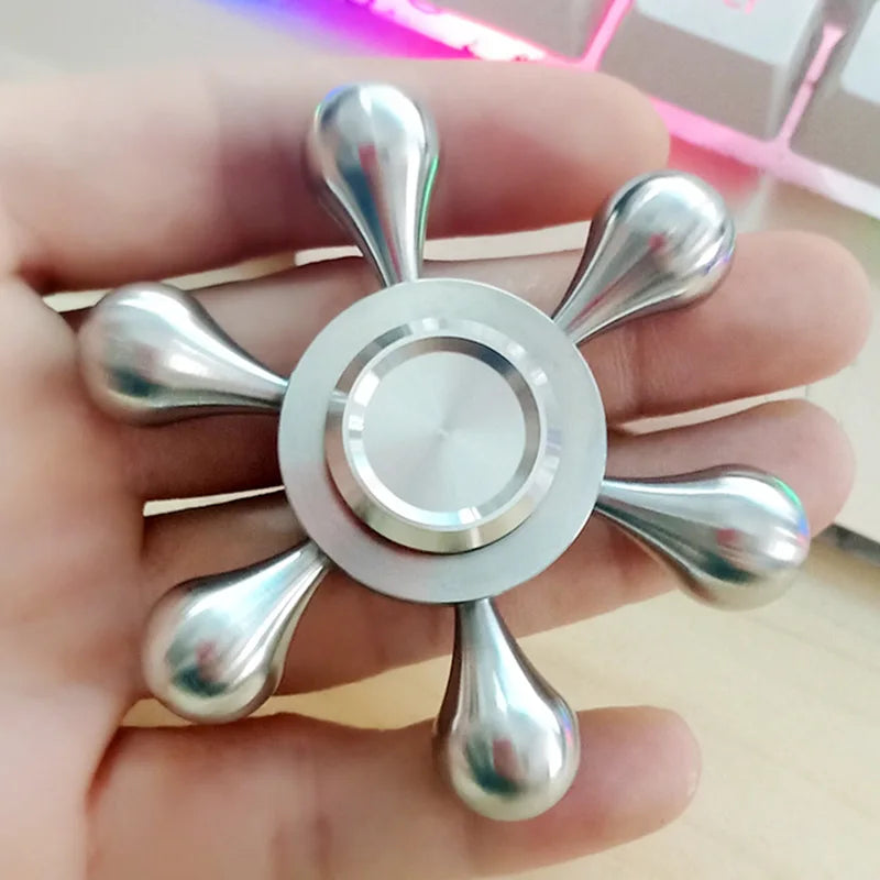 Mini EDC Gear Alloy Spinner Sprockets Gear Chain Gyro Delicateness Fidget Decompression Ring Toy Stress Relief Toys