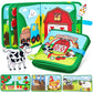 Toddlers Montessori Toy Busy Book 3D Baby Story Cloth Activities Felt Quite Book Board Preschool Learning Education Travel Toys