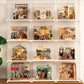 Rolife 3D Puzzle Toy Parts and Accessories - Clear Acrylic Display Box for Hobby Collectible Dust Cover Display Case for Miniature House Stackable Storage Plastic Box