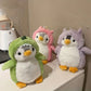 20cm cute penguin plush toys, penguin-dressed dolls, green dinosaurs, pink rabbits, etc., are ideal choices for home decoration