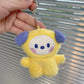 BT21 Korean ins cute trendy popular small animal MINI plush doll keychain bag packaging decoration cartoon birthday gift 2026