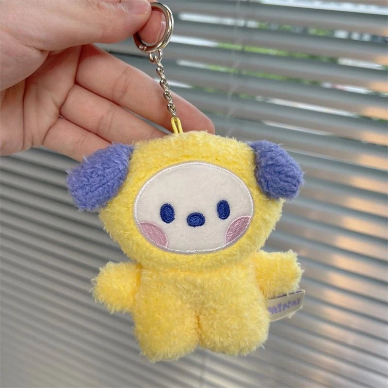 BT21 Korean ins cute trendy popular small animal MINI plush doll keychain bag packaging decoration cartoon birthday gift 2026