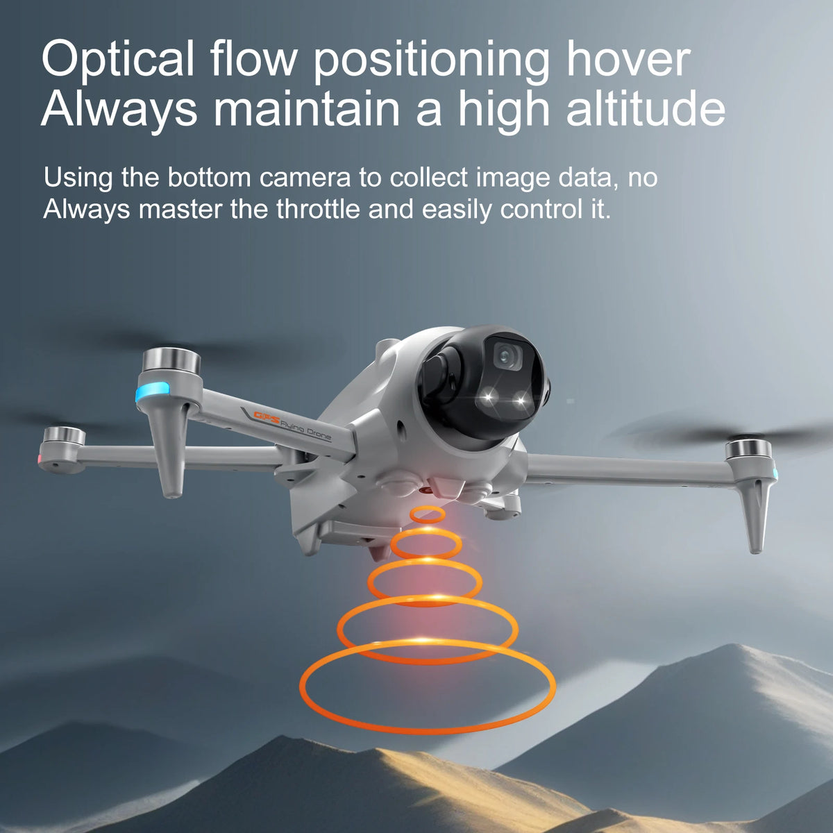 ZNLYRION Drone GPS Foldable YL059 With Large Screen Remote 180 Electric Adjustable Camera All Round Obstacle Avoidance Brushless Motor 5G FPV RC Quadcopter