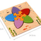 High Quality 3D Wooden Puzzle Baby Cartoon Animal Traffic Jigsaw  Early Learning Cognition Game Puzzle Toys for Children