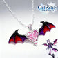 Game Genshin Impact Durin Cosplay Necklace Dragon Wings Unisex Heart Clavicle Chain Couple Props