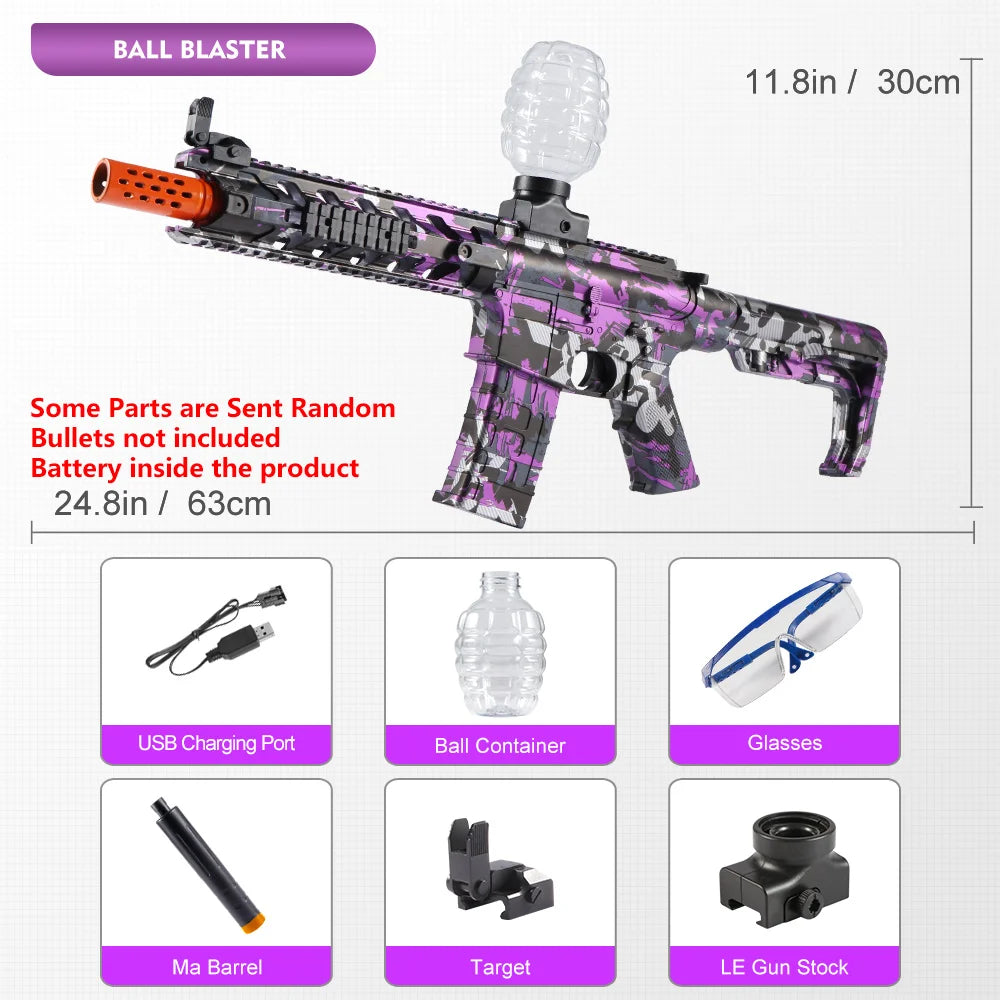 M416 Electric  Blaster Gun Toys, Rechargeable, Automatic Outdoor Toys for Team Activities, Perfect Gift(Bullets Excluded)