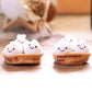 Steamed Bun Plush Keychain Cute Xiaolongbao Plush Toy Doll Bag Charm Keyring Mini Plushie Food Plush Doll Gift for Kids