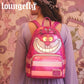 Loungefly Alice in Wonderland Cheshire Cat Mini Backpack Wallet Snap Flap Bifold