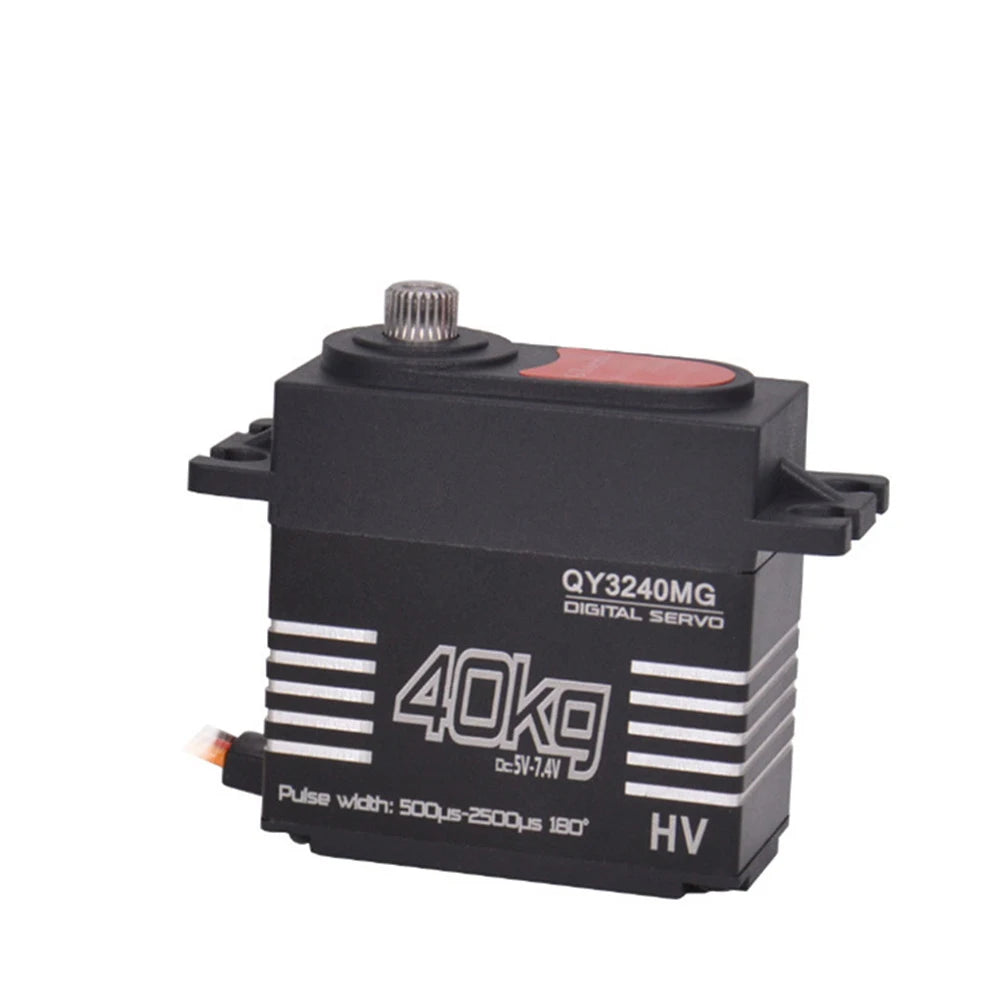 40KG Waterproof High-Speed Digital Servo High Torque Metal Gear With 25T Servo Arm Digital Servo Kit For 1/8 1/10 Scale RC Car