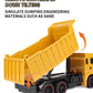 ZWN 2.4G Remote Control Excavator Dump Truck RC Model Car Toy Professional Alloy Plastic Simulation Construction Vehicle for Kid