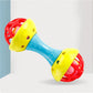 1pc random color Toddler Double-headed Hand Rattles Soothing Hand Grip Rattles Toys Baby Rattle Baby Nibbling Toys Baby Toys 0 -