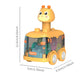 Press Gear Car Children's Toy Car Pull Back Boy Children Inertial Car Puzzle Animals Car