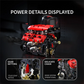 Technical V8 Engine Model Building Blocks Set with Electric Motor MOC Assembly Bricks Toy Kids Birthday Christmas Gifts 1370pcs