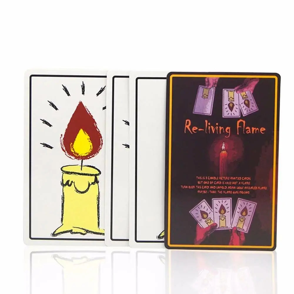 1 Set Relighting Candles Magic Cards Magic Tricks Magic Props Amazing New Magic Toy Funny Toys
