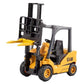 1:70 Mini Forklift Alloy+Plastic Engineering Diecast Construction Vehicle Inertia Car Collection Toys for Children Kids Gifts