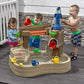 Step 2 Pump Splash Discovery Pond Water Table Water Sensory Activity Pool Summer Outdoor Toys 10 Piece Toy Accessories for Todd