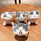 Kawaii Cute Mini Plush 10cm Cats Animal Stuffed Doll Keychain Instagram Style Bag Hanging Schoolbag Pendant Kids Gift