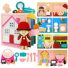 Toddlers Montessori Toy Busy Book 3D Baby Story Cloth Activities Felt Quite Book Board Preschool Learning Education Travel Toys