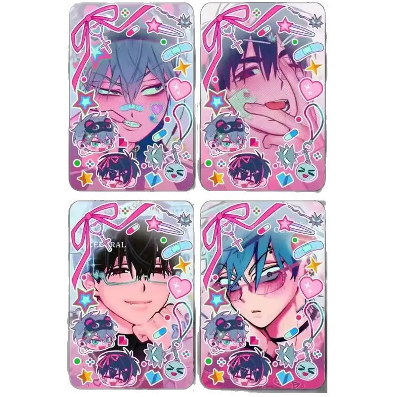 55pcs Anime Alien Stage 3inch Till Ivan Small Card Photo Cards for Girls Friends Gift DIY Postcard Bookmark Anime Accessories
