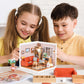 Rolife DIY Miniature House Kit Cozy Living Lounge Super Creator Dollhouse 3D Puzzle Model Building Kit with LED for Home Decor