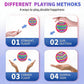 Magic Flying Ball Boomerang LED Lights Hover Drone Flying Orb Spinner 360°Rotating Fidget Luminous Toy for Teens Adults Gift Fun