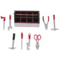 1Set 1:12 Dollhouse Miniature Toolbox Handmade Tools Sets Model Furniture Accessories For Doll House Decor Toys Gift