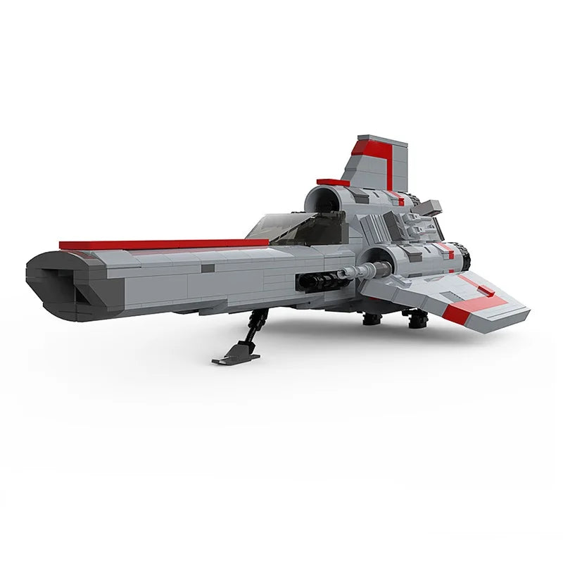 MOC Battleship Colonial Viper MK1 Building Blocks 616pcs Toys for Adults Assembled Birthday Gift